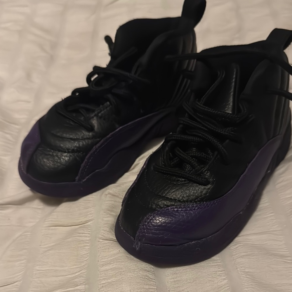 Jordan Kids Sneakers Black and Purple